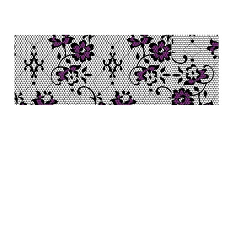 Elegant Purple Floral Jacquard Mesh Lace Fabric Memory Card Reader (Stick) from ArtsNow.com Front