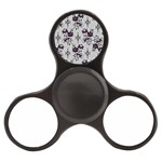 Elegant Purple Floral Jacquard Mesh Lace Fabric Finger Spinner