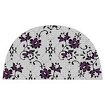 Elegant Purple Floral Jacquard Mesh Lace Fabric Anti Scalding Pot Cap