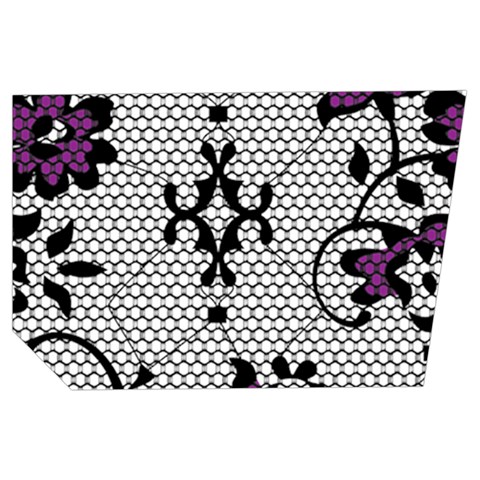 Elegant Purple Floral Jacquard Mesh Lace Fabric Men s Side Zip Front Pouch Ski And Snowboard Bib Pants	 from ArtsNow.com Loop Right