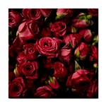 Floral Buds Of Roses Beautiful Flowers Tile Coaster