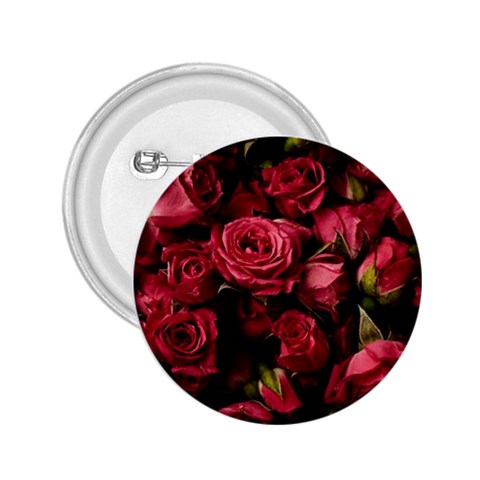 Floral Buds Of Roses Beautiful Flowers 2.25  Buttons from ArtsNow.com Front