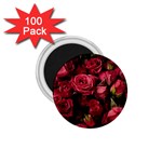 Floral Buds Of Roses Beautiful Flowers 1.75  Magnets (100 pack) 