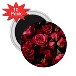 Floral Buds Of Roses Beautiful Flowers 2.25  Magnets (10 pack) 