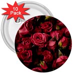 Floral Buds Of Roses Beautiful Flowers 3  Buttons (10 pack) 