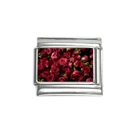 Floral Buds Of Roses Beautiful Flowers Italian Charm (9mm) from ArtsNow.com Front