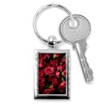 Floral Buds Of Roses Beautiful Flowers Key Chain (Rectangle)