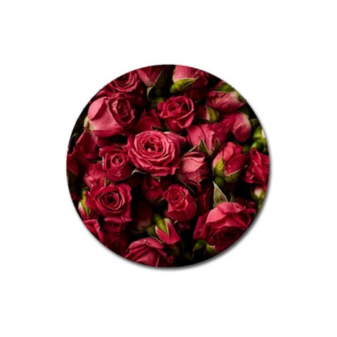 Floral Buds Of Roses Beautiful Flowers Magnet 3  (Round) from ArtsNow.com Front