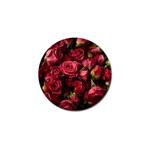 Floral Buds Of Roses Beautiful Flowers Golf Ball Marker