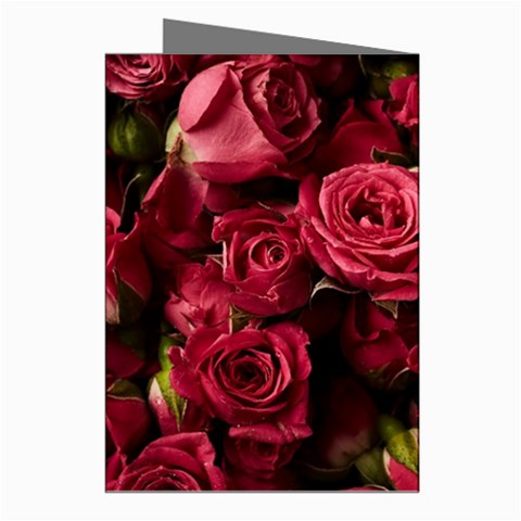 Floral Buds Of Roses Beautiful Flowers Greeting Cards (Pkg of 8) from ArtsNow.com Right