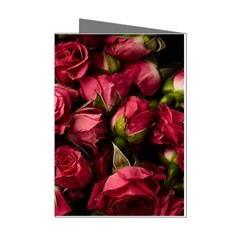 Floral Buds Of Roses Beautiful Flowers Mini Greeting Cards (Pkg of 8) from ArtsNow.com Left