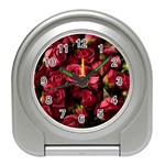 Floral Buds Of Roses Beautiful Flowers Travel Alarm Clock