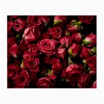 Floral Buds Of Roses Beautiful Flowers Small Glasses Cloth