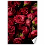 Floral Buds Of Roses Beautiful Flowers Canvas 12  x 18 