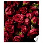 Floral Buds Of Roses Beautiful Flowers Canvas 20  x 24 