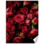 Floral Buds Of Roses Beautiful Flowers Canvas 36  x 48 