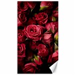 Floral Buds Of Roses Beautiful Flowers Canvas 40  x 72 