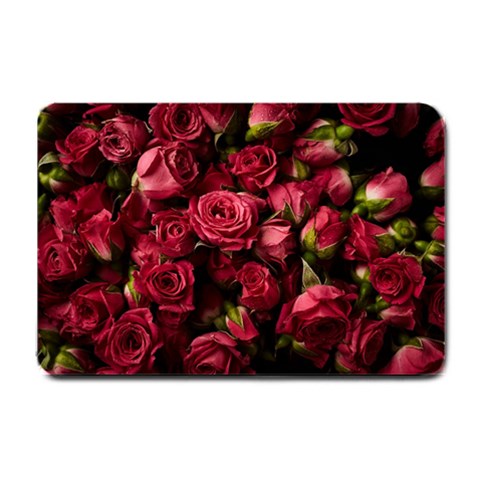 Floral Buds Of Roses Beautiful Flowers Small Doormat from ArtsNow.com 24 x16  Door Mat