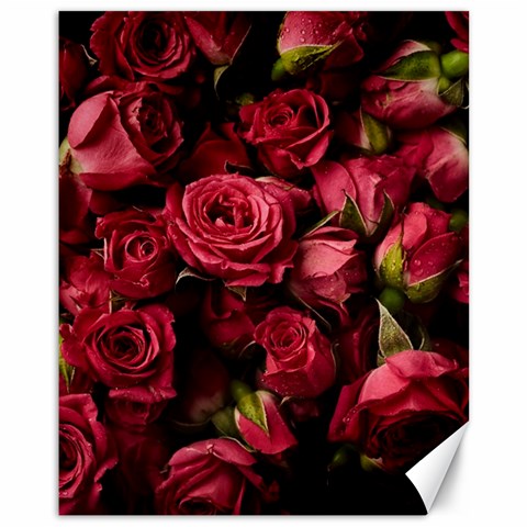 Floral Buds Of Roses Beautiful Flowers Canvas 11  x 14  from ArtsNow.com 10.95 x13.48  Canvas - 1