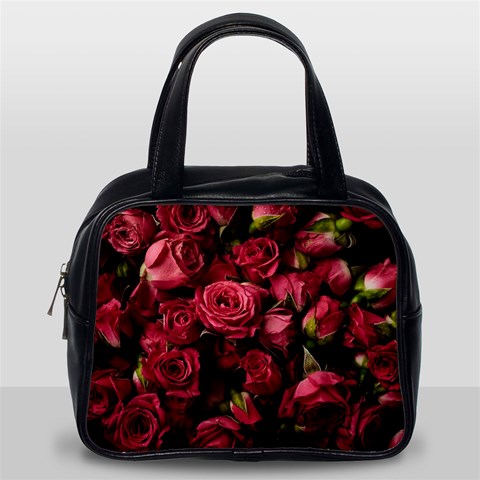 Floral Buds Of Roses Beautiful Flowers Classic Handbag (One Side) from ArtsNow.com Front