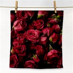 Floral Buds Of Roses Beautiful Flowers Face Towel