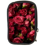 Floral Buds Of Roses Beautiful Flowers Compact Camera Leather Case