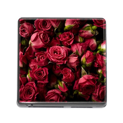 Floral Buds Of Roses Beautiful Flowers Memory Card Reader (Square 5 Slot) from ArtsNow.com Front