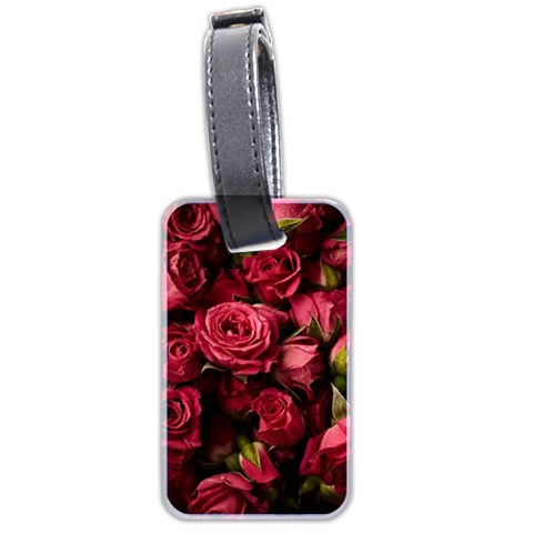 Floral Buds Of Roses Beautiful Flowers Luggage Tag (two sides) from ArtsNow.com Front