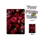 Floral Buds Of Roses Beautiful Flowers Playing Cards 54 Designs (Mini)