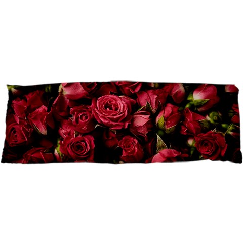 Floral Buds Of Roses Beautiful Flowers 25 x71  Body Pillow Case Dakimakura (Two Sides) from ArtsNow.com Back