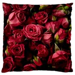 Floral Buds Of Roses Beautiful Flowers Large Cushion Case (Two Sides)