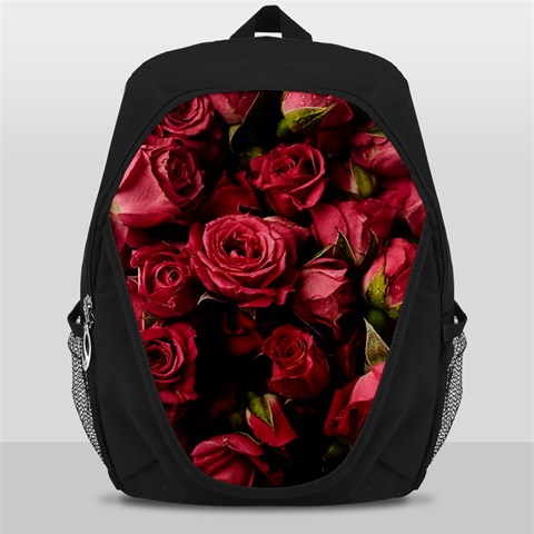 Floral Buds Of Roses Beautiful Flowers Backpack Bag from ArtsNow.com Front