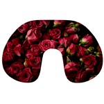 Floral Buds Of Roses Beautiful Flowers Travel Neck Pillow