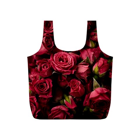 Floral Buds Of Roses Beautiful Flowers Full Print Recycle Bag (S) from ArtsNow.com Back