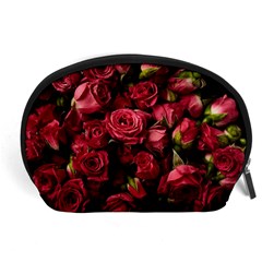 Floral Buds Of Roses Beautiful Flowers Accessory Pouch (Large) from ArtsNow.com Front