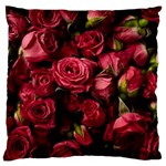 Floral Buds Of Roses Beautiful Flowers Large Premium Plush Fleece Cushion Case (One Side)