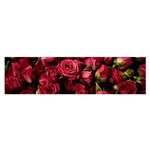 Floral Buds Of Roses Beautiful Flowers Oblong Satin Scarf (16  x 60 )