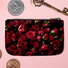 Floral Buds Of Roses Beautiful Flowers Large Coin Purse from ArtsNow.com Back