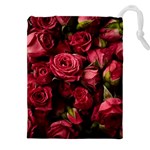 Floral Buds Of Roses Beautiful Flowers Drawstring Pouch (5XL)