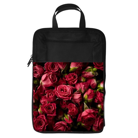 Floral Buds Of Roses Beautiful Flowers Foldable Shoe Storage Bag from ArtsNow.com Front