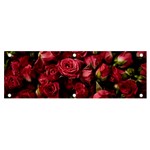 Floral Buds Of Roses Beautiful Flowers Banner and Sign 6  x 2 