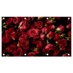 Floral Buds Of Roses Beautiful Flowers Banner and Sign 7  x 4 