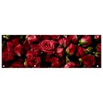 Floral Buds Of Roses Beautiful Flowers Banner and Sign 9  x 3 