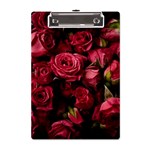 Floral Buds Of Roses Beautiful Flowers A5 Acrylic Clipboard