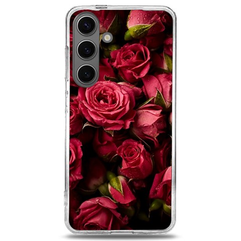 Floral Buds Of Roses Beautiful Flowers Samsung Galaxy S24 6.2 Inch TPU UV Case from ArtsNow.com Front