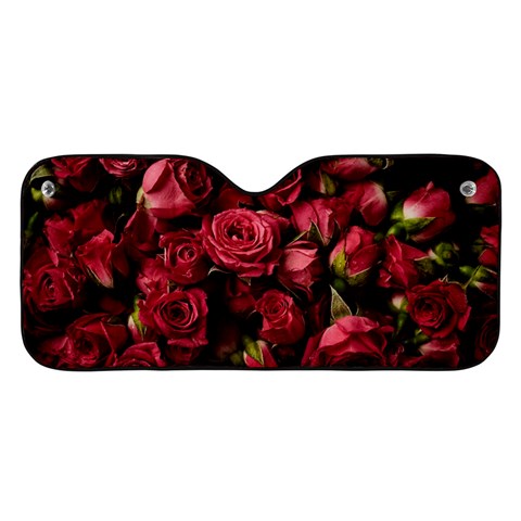 Floral Buds Of Roses Beautiful Flowers Car Windshield Sunshade from ArtsNow.com Front