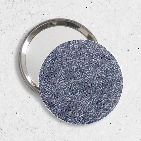 Blue Ornament Complex Mosaic Print Pattern 2.25  Handbag Mirrors from ArtsNow.com Front