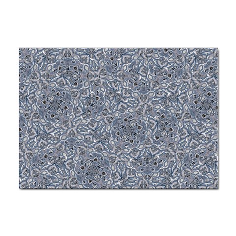 Blue Ornament Complex Mosaic Print Pattern Sticker A4 (100 pack) from ArtsNow.com Front