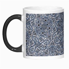 Blue Ornament Complex Mosaic Print Pattern Morph Mug from ArtsNow.com Left