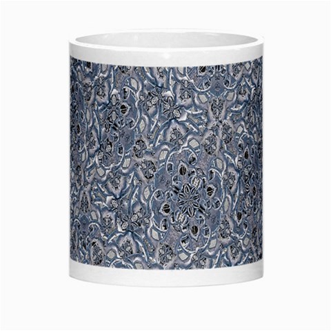 Blue Ornament Complex Mosaic Print Pattern Morph Mug from ArtsNow.com Center